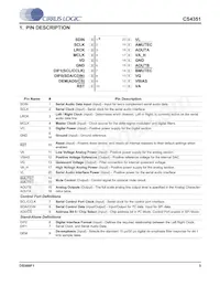 CS4351-DZZR/B Datasheet Page 5