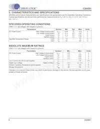 CS4351-DZZR/B Datasheet Page 6