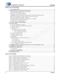 CS4354-CSZR Datasheet Pagina 2