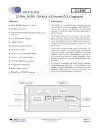 CS4361-CZZR Datasheet Cover