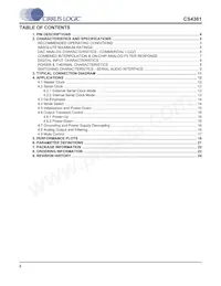 CS4361-CZZR Datasheet Page 2