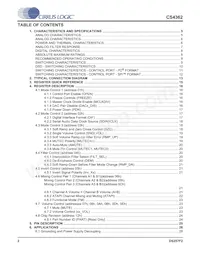 CS4362-KQZ/E數據表 頁面 2