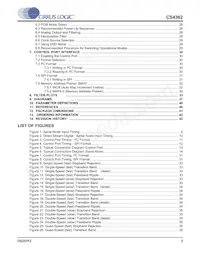 CS4362-KQZ/E Datasheet Pagina 3