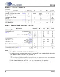 CS4362-KQZ/E數據表 頁面 6