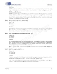 CS4362-KQZ/E Datasheet Page 19