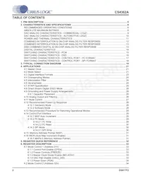 CS4362A-DQZ Datasheet Pagina 2