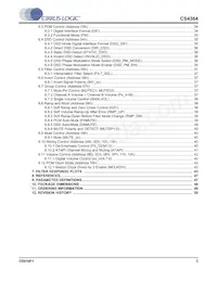 CS4364-CQZR Datasheet Pagina 3