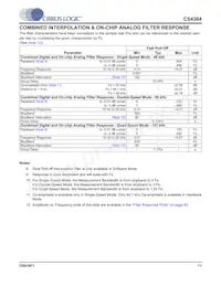 CS4364-CQZR Datasheet Page 11