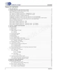 CS4365-DQZR Datasheet Pagina 2