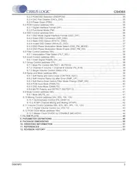 CS4365-DQZR Datasheet Pagina 3