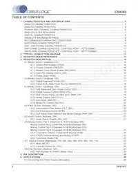 CS4382-KQZ/E Datenblatt Seite 2
