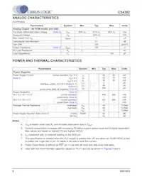 CS4382-KQZ/E Datenblatt Seite 6