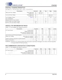 CS4382-KQZ/E Datasheet Page 8