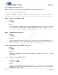 CS4382-KQZ/E Datasheet Page 16