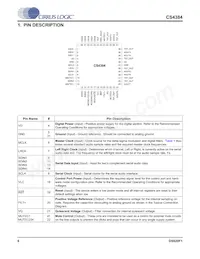 CS4384-CQZR Datasheet Page 6