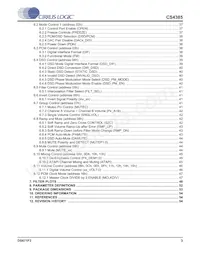 CS4385-DQZR數據表 頁面 3