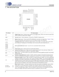 CS4385-DQZR Datasheet Page 6