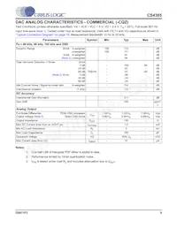 CS4385-DQZR Datasheet Page 9