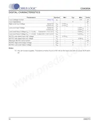 CS4385A-DQZR Datasheet Pagina 14