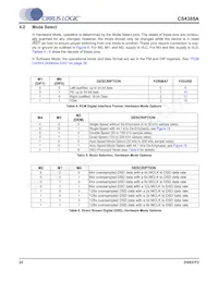 CS4385A-DQZR數據表 頁面 22