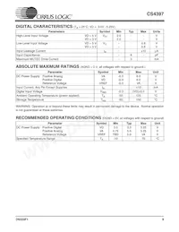 CS4397-KSZR Datasheet Page 9