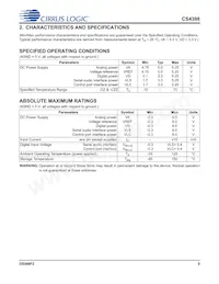 CS4398-CZZR Datasheet Page 9