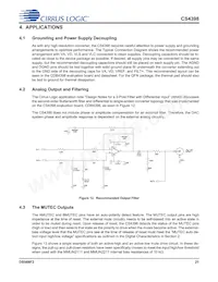 CS4398-CZZR Datasheet Page 21