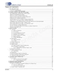 CS43L22-CNZR Datasheet Pagina 3