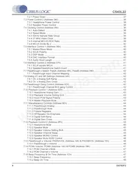 CS43L22-CNZR數據表 頁面 4
