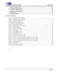 CS43L22-CNZR Datasheet Pagina 6