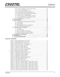 CS43L42-KZZ Datasheet Page 3