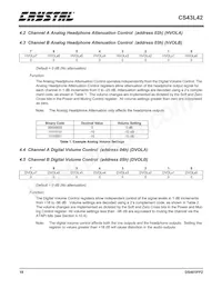CS43L42-KZZ Datasheet Page 18