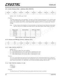 CS43L42-KZZ數據表 頁面 22