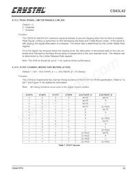 CS43L42-KZZ Datasheet Page 23