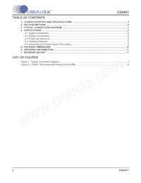 CS4461-CZZR Datasheet Page 2
