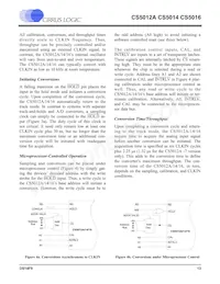 CS5016-BL16Z Datasheet Page 13