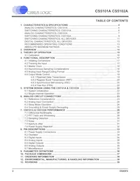 CS5102A-JLZ Datasheet Page 2