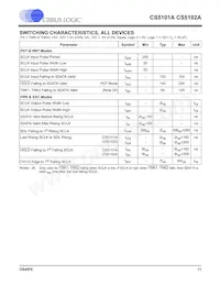 CS5102A-JLZ Datasheet Page 11