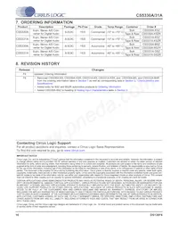 CS5331A-KSZ Datasheet Pagina 16