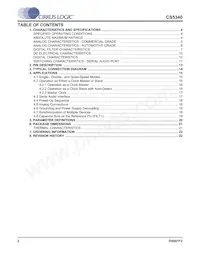 CS5340-DZZR Datasheet Page 2