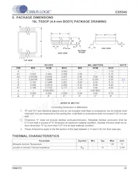 CS5340-DZZR Datasheet Page 21