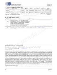 CS5340-DZZR Datasheet Page 22