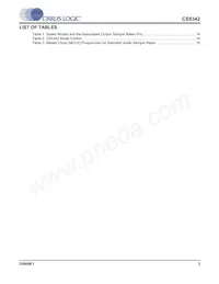 CS5342-CZZR Datasheet Page 3