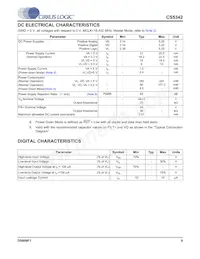 CS5342-CZZR數據表 頁面 9