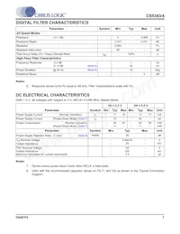 CS5344-DZZ Datasheet Page 7