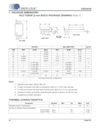 CS5344-DZZ Datasheet Page 18