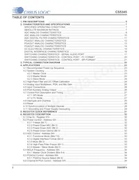 CS5345-CQZR Datasheet Pagina 2