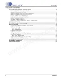 CS5351-BZZ Datasheet Page 2