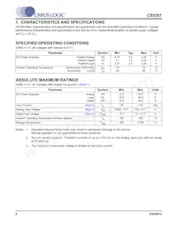 CS5351-BZZ Datasheet Page 4