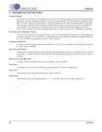 CS5351-BZZ Datasheet Page 20